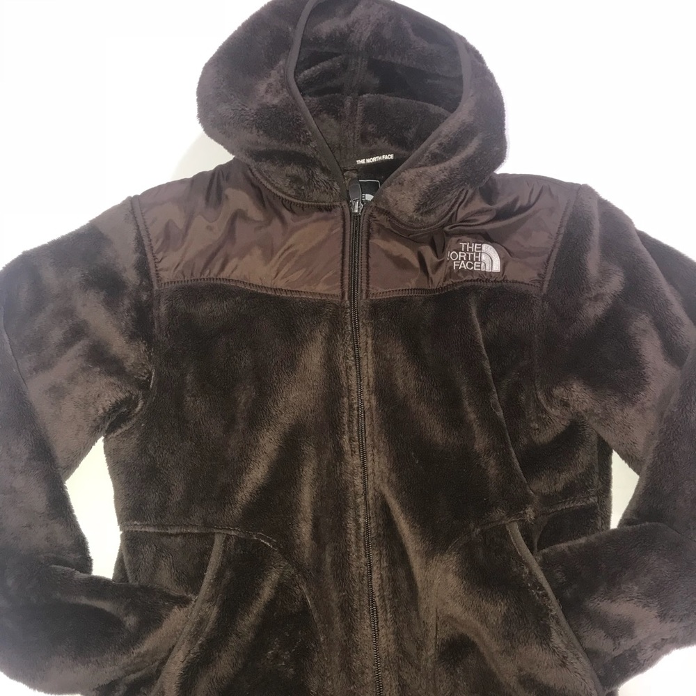 Women’s North Face Brown Jacket Hooded